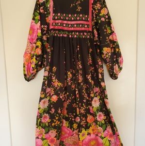 Vintage Flower Child Maxi Dress